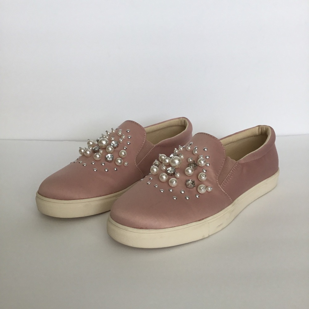 Big Buddha Embellished Slip On Sneakers Size 10